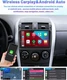 For TOYOTA COROLLA 2009-2013 Carplay 32G Android 12 Car Stereo Radio GPS Navi FM