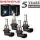 For Toyota Sienna 2004-2010 4X 9005+9006 LED Headlight Bulb Kit High Low Beam