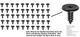 20 W/STRIP RAIL SCREWS! FITS: FORD FAIRLANE T-BIRD ZEPHYR MERCURY CHECKER PICKUP