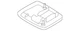 Genuine Nissan Dome Lamp Assembly 26410-6CA0A