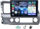 Apple CarPlay Android 13 For 2006-2011 Honda Civic Car Stereo Radio GPS WiFi RDS