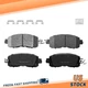 For Nissan Altima Leaf 2013 2014 2015 2016 2017 - 2024 Front Ceramic Brake Pad