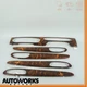 04-09 Jaguar XJ8 XJR VDP X350 Dash / Door Wood Trim Molding Set of 5 OEM