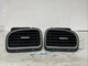 2013 Volkswagen Jetta Dashboard Front Air Vents (2) Used, Black, Silver OEM
