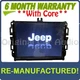 Refurbis 16-17 Jeep Cherokee OEM UConnect VP3 NA Multi Media Bluetooth Sat Radio