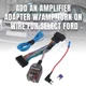 Add Radio Amplifier Subwoofer Adapter For Ford Explorer F150 Mustang Fusion Edge Add Radio Amplifier Subwoofer Adapter For Ford Explorer F150 Mustang Fusion Edge