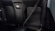 2009 09 VW New Beetle Seat Belt w Retractor Driver Rear Black Convertible 103786
