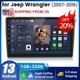 10.1" Apple Carplay Android 13 For 2007-2017 Jeep Wrangler JK Radio GPS Navi FM