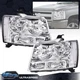 1 Pair Clear Headlights Head Lights Lamps Fit For 07-14 Chevy Tahoe Suburban