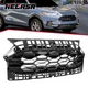 For Honda HRV HR-V 2023-2024 Front Bumper Upper Matte Black Honeycomb Grille