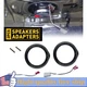 6.5"IN Car Front Door Speaker Adapter Plates & Harness For Honda Civic 06-2011 O