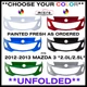 NEW FRONT BUMPER FOR 2012-2013 MAZDA 3 PAINTED *CHOOSE YOUR COLOR* MA1000235