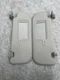 2013-2017 Hyundai Elantra GT Sun Visor Pair Set LH RH Driver Passenger Gray OEM