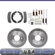 Rear drum brakes shoes adjusting spring kit For 1999-2002 Dodge Ram 1500 Van