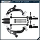 Front Control Arm and Ball Joint Sway Bar Tie Rod End For 2013-2017 Ford Taurus