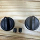 1986-93 Mazda B2000 B2200 B2600 A/C Heater Fan Temperature Knob Set Factory OEM