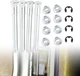 Door Hinge Pin and Bushing Repair Kits Compatible with Chevy S10 GMC S10 Pickup