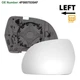 Heated Left Side Mirror Glass Replacement for Audi A3 A4 A6 A8 Q3 A5 for Skoda