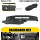 For Chevrolet K1500 K2500 K3500 1988-1994 Car Dash Cover Mat Dashboard Pad Gray