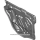 Genuine GM Driver Side Front Door Water Deflector 23468174