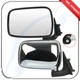 Chrome Pair Manual Folding Side Mirror For 1986-93 Mazda Pickup B2200 Ub45