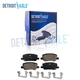 Pair Rear Ceramic Brake Pads for 2017 2018 2019 Tesla Model 3 Model S Model X