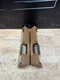 88-98 Chevy GMC OBS Truck Extended Cab LH RH Rear Arm Rest Set TAN OEM GM CK