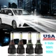4Side LED For Toyota Sienna 2004-2010 6000K Headlight Hi-Lo Bulbs Combo Pkg