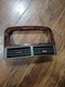 99-04 Jeep Grand Cherokee Radio Bezel Woodgrain W/ Vents OEM 55116037