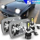Newest Pair 7x6" 5x7" Led Headlight Hi/Lo for Mazda RX-7 1986-93 Headlamp 6000K