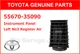 TOYOTA 03-09 4RUNNER GENUINE Instrument Panel Left No3 Register Air 55670-35090