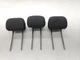 15 - 21 Mercedes C300 W205 Rear Left Center Right Headrest Head Rest Black SET