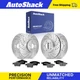 Front Rear Drilled Slotted Brake Rotors Pads for Mazda, 5 2006-2010, 2012-2017