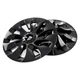 For Tesla 3 2017-2023 Trim Illusion WC118-18BLK 18" Gloss Black Wheel Cover Set