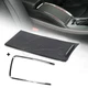 Black Center Console Roller Blind Cover+Plating Trim For Buick LaCrosse 2010-13