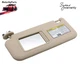 For Toyota RAV4 2006-2013 Beige Left Driver Sun Visor with Light 74320-42501-A1