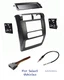 Double Din Car Stereo Radio Dash Kit Combo for 2003 2004 2005 2006 Jeep Wrangler