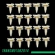 20Pcs GM Door Panel Clips Fit For Chevy Pontiac Buick Oldsmobile Cadillac New