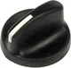 One New Black Three-Piece HVAC Knob Kit for Kenworth L92-6000--0718 702-5402