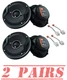 JBL Front & Rear 6.5" Speaker replacement package for 2007 - 2017 Jeep Wrangler