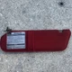 92 93 94 95 96  Ford Bronco F150 F250 F350 Visors Driver Cloth Red E7TA-7E385-CB