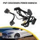 For Ford SYNC 1 to SYNC 2 SYNC 3 4" TO 8" Custom PNP Conversion Power Harness US