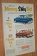 1951 MERCURY ORIGINAL VINTAGE ADVERTISEMENT PRINT AD 51 BLUE RED