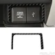 Carbon Fiber Interior Power Outlet Cover Trim For Honda Ridgeline 2017-2020