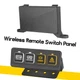 For Jeep Gladiator Wrangler Wireless 4 Gang Switch Panel LED Lights Control Box