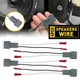 4pcs Metra 72-5512 Speaker Wire Adapters For 1986-Up Ford Bronco F-Series Pickup
