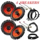 JBL Stage162F 400 Watt 6.5" Speakers Front & Rear for 2001-2007 Toyota Sequoia