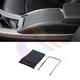&infin;For Buick LaCrosse 2010-13 Black Center Console Roller Blind Cover+Chrome Trim