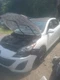 Passenger Sun Visor Without Sunroof Fits 10-13 MAZDA 3 1929979