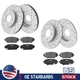 For 2014 - 2016 Mazda 3 Front Rear Disc Rotors Ceramic Brake Pads Japan Built